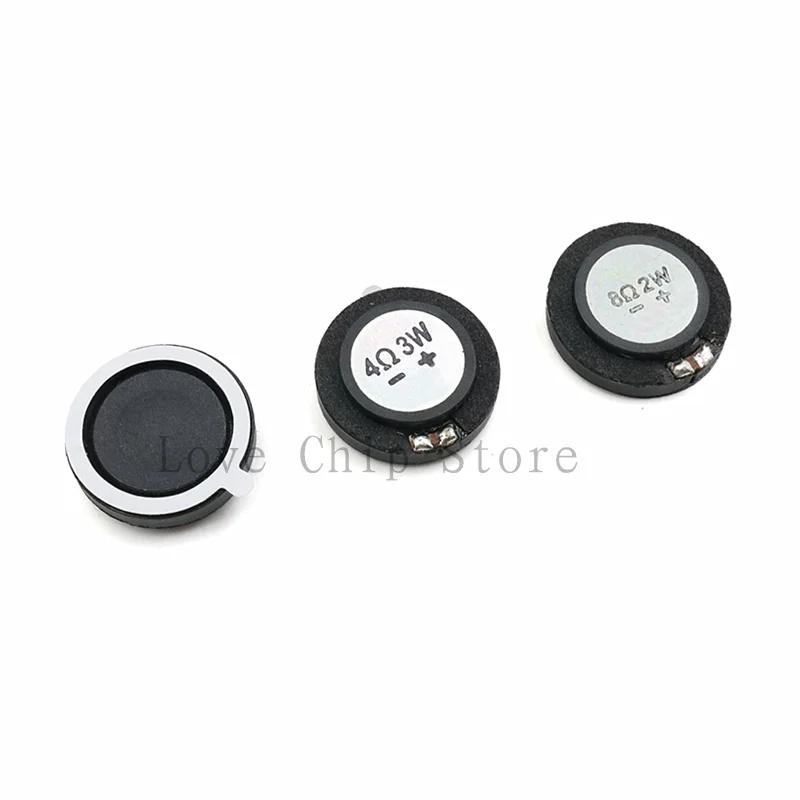 2PCS Diameter 23MM Plastic Composite Membrane 4 Ohm 3W Speaker 23 MM 8Ohm 2 Watt Speaker Ultra-thin Horn Acoustic Components