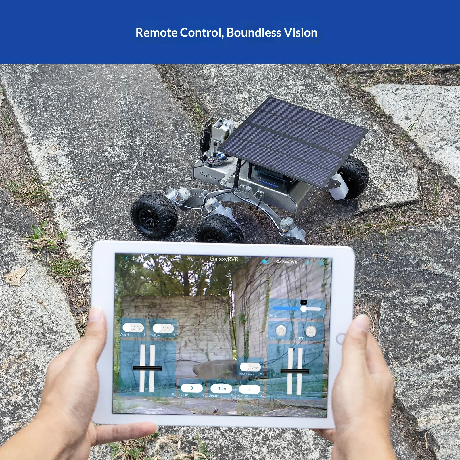 Smart Robot Mars Rover with Camera Compatible with Arduino Uno R3 for Scratch Programming view 5