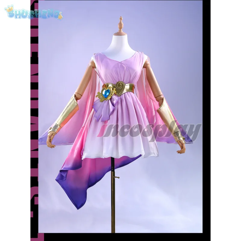

Anime Princess Cadance Cosplay Costume Mi Amor Cdenza Halloween Carnival Lolita Dress Headcrown Prop Girl Sweet Uniform XS-XXXL