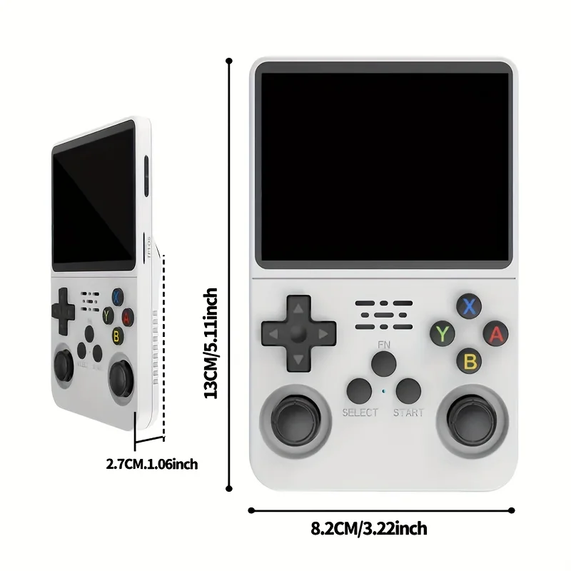 

R36S Handheld Game Console 3.5Inch IPS Screen 64GB Classic Retro Games Consoles Portable Pocket Game Player Children Gifts