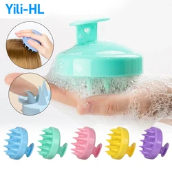 Silicone Shampoo Escova para lavar o cabelo, Massagem do cabelo do couro cabeludo, Body Spa Massager, Head Relax, Scratcher Tool, Bath Shower Comb