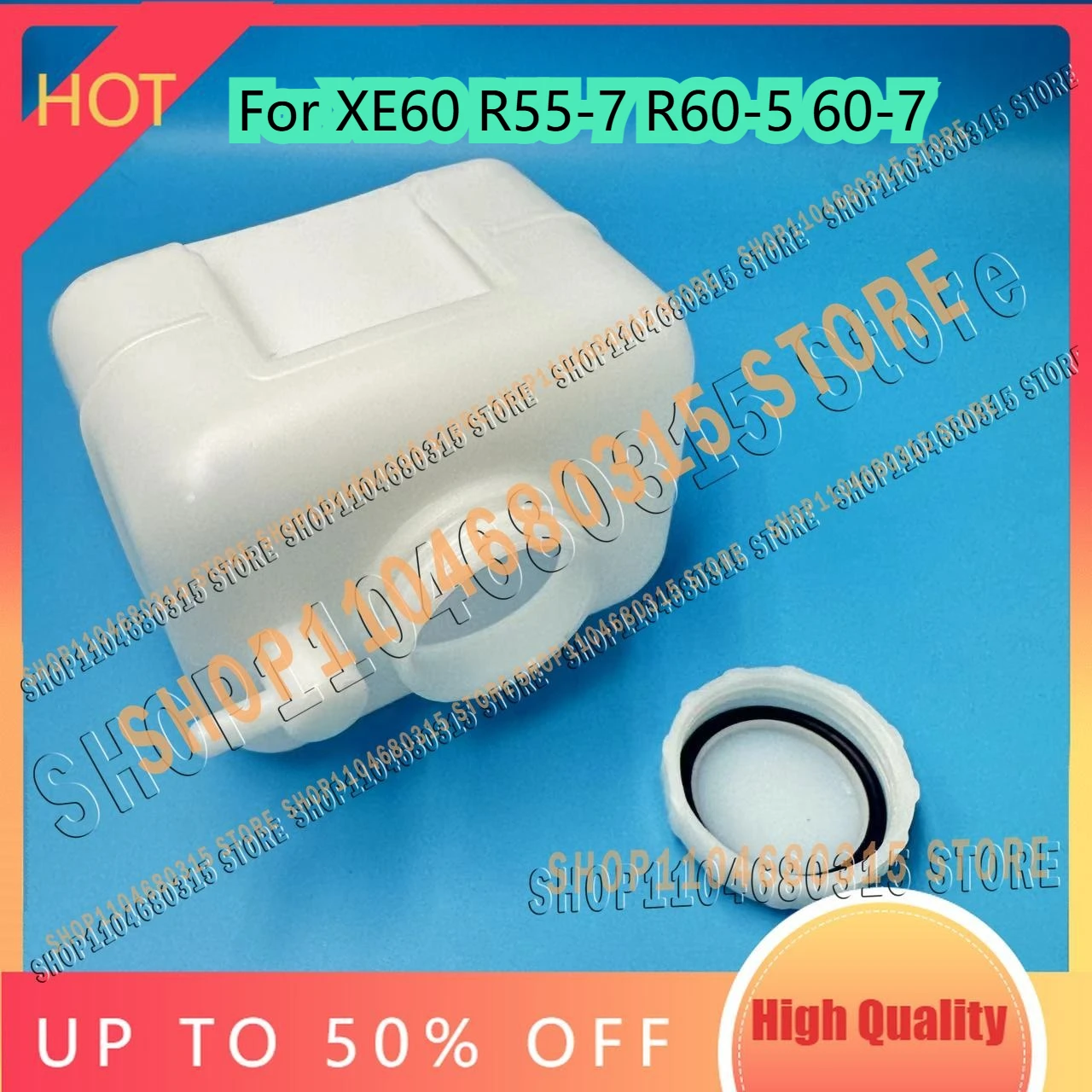 

Горячая распродажа: Новая вспомогательная водяная емкость (расширительный бачок) для экскаваторов XCMG XE60, R55-7, R60-5, 60-7, а также крышка малого бачка.