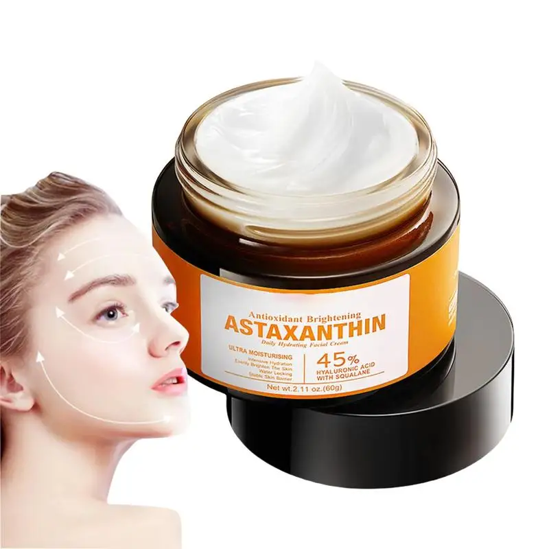 

Astaxanthin face cream Facial Brightening Cream Fast Absorbing Deep Hydration Skin Care Anti-aging Moisturizer Soothing Cream