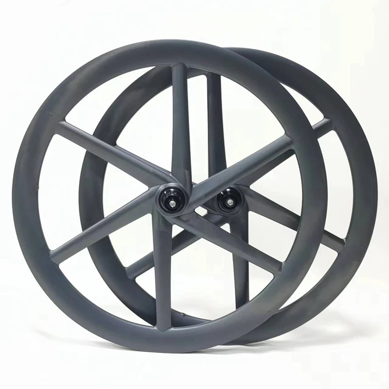 50 mm Bike Ahead-Style Super Lightweight 6-Spoke Carbon Wheel for Road Bikes - Smooth Riding, Durable, & Fast!