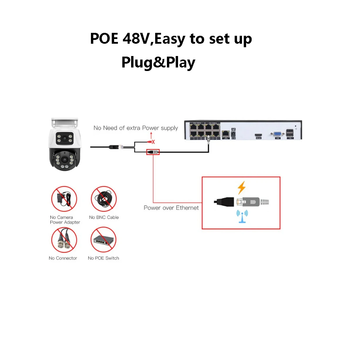 XMEYE-Cámara de Videovigilancia IP PTZ de doble lente, videocámara de seguridad para exteriores, Audio bidireccional, calle ONVIF, seguimiento automático a todo Color, 6MP, POE