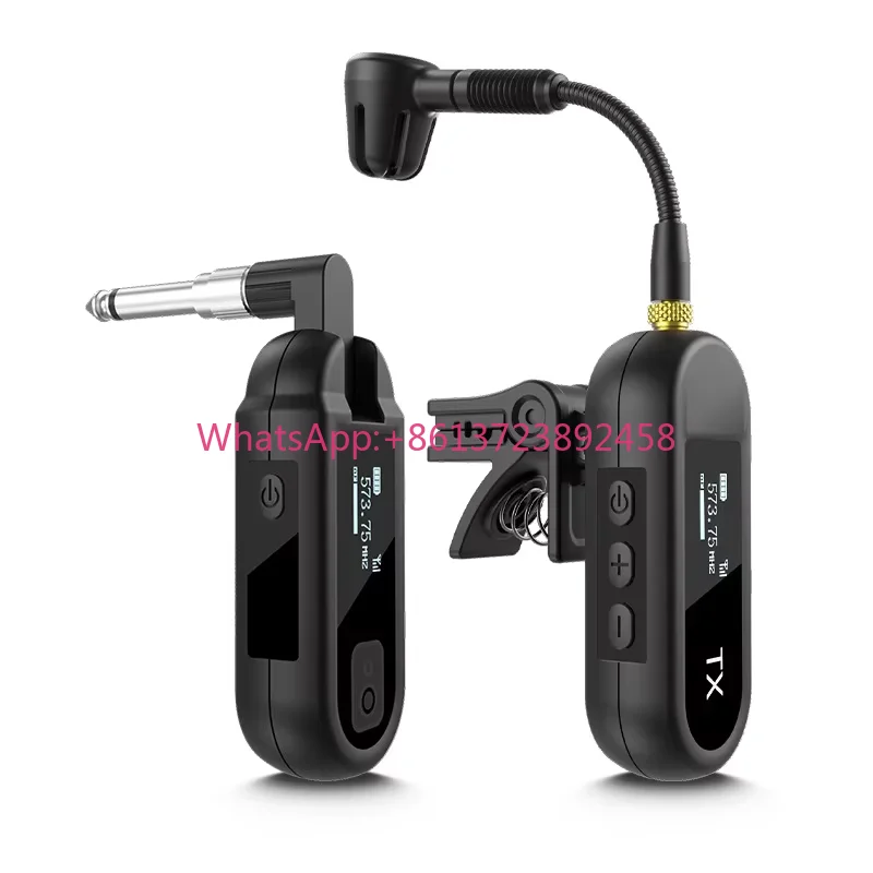 Professional UHF Wireless Microphone with Noise Cancelling and Lightweight Design for Stage Performance