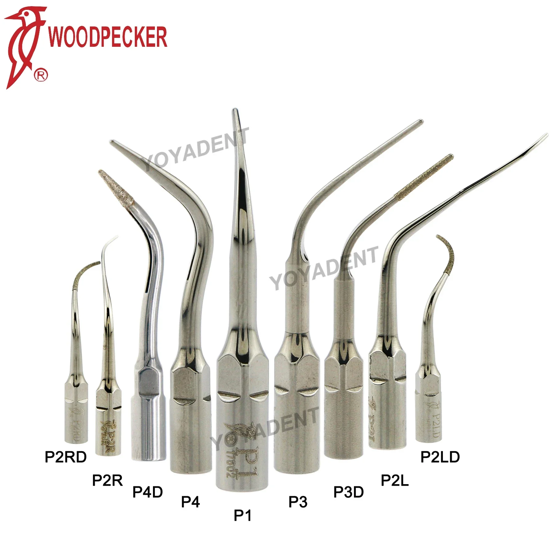 Woodpecker dental ultrassônico piezo scaler handpiece led HW-5L dicas de escamação caber uss ems raspador ultrassônico ferramentas dentárias