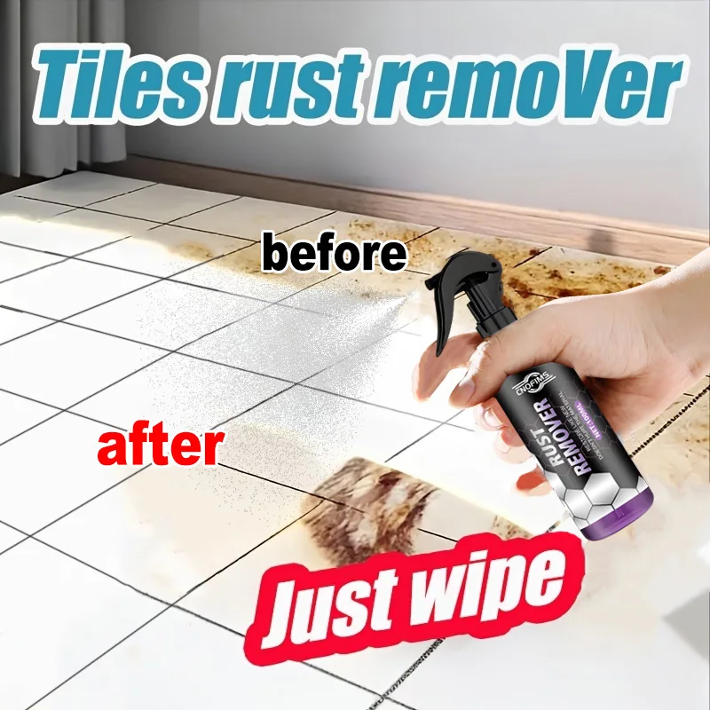 Bathroom Ceramic Rust Remover, Powerfully removes rust stains, water marks, yellow spots and limescale, restores surface shine,