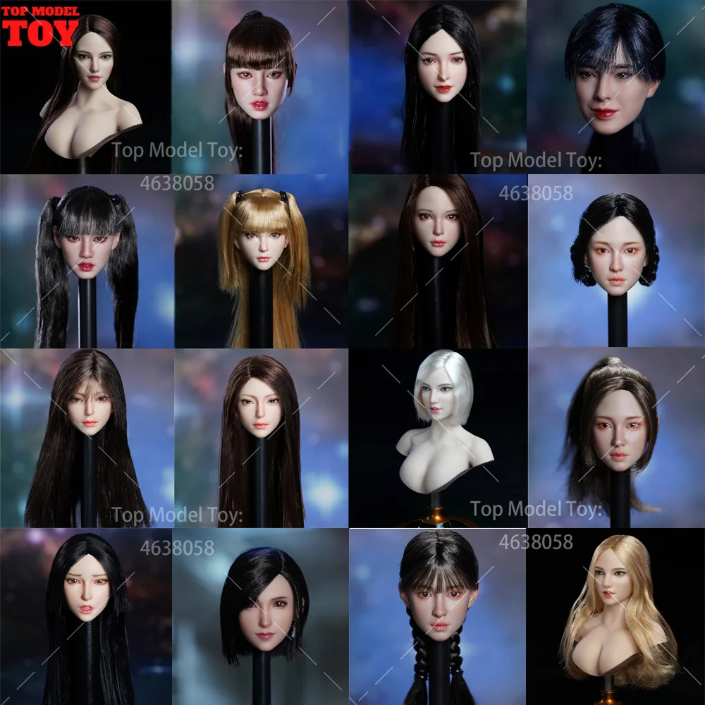 SUPER DUCK 1/6 Beauty Head Sculpt SDH018 SDH024 SDH028 SDH030 SDH032 SDH036 SDH042 Fit 12'' TBL PH JO Action Figure Body Dolls