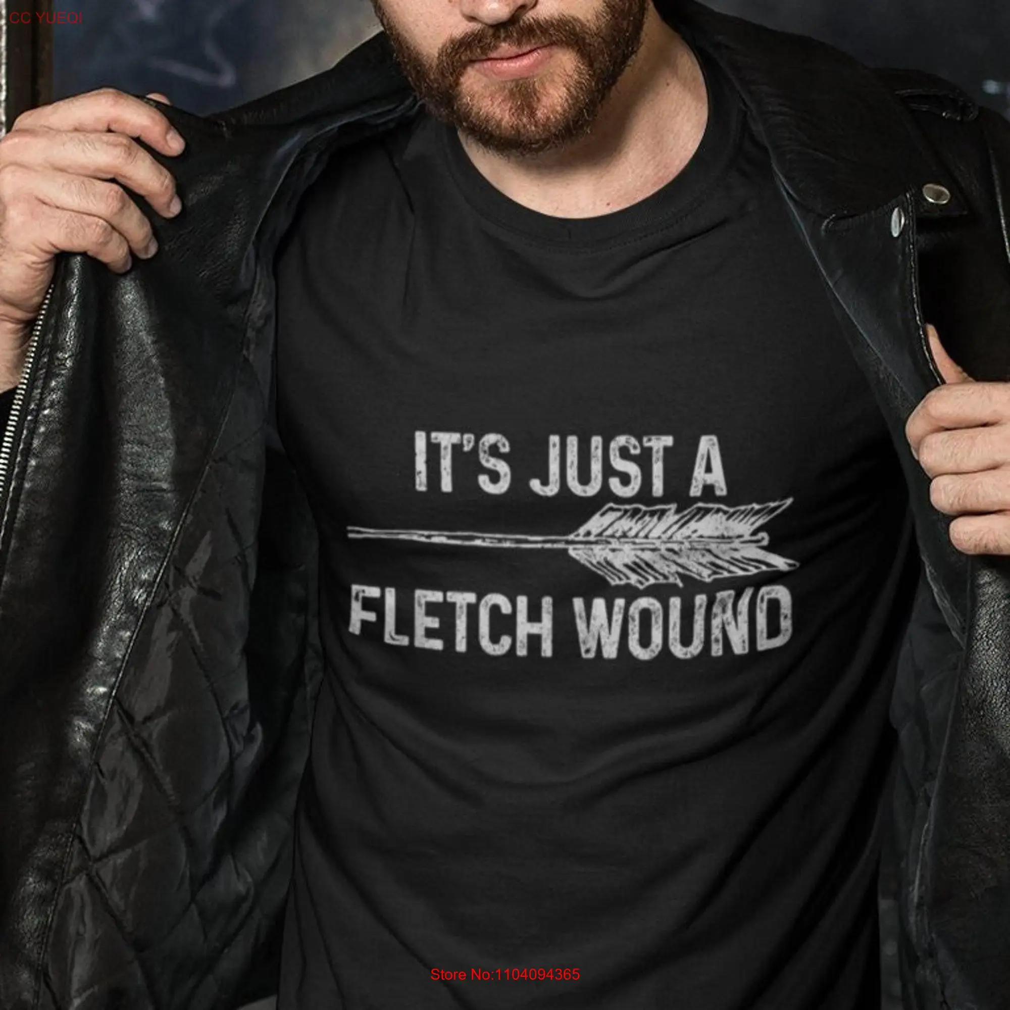 Aiming for Adventure Embracing the Thrill of Archery Bow Hunting with It's Just a Fletch Wound T Shirt s That Bring Joy