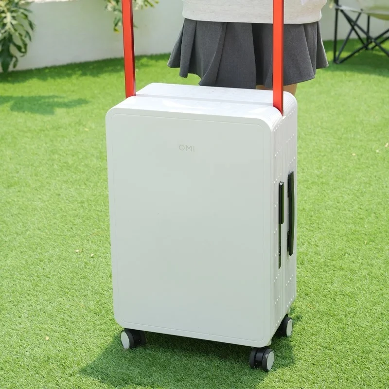 

High Quality Fashion Wide Trolley Handle Spinner Luggage TSA Lock Customize Men Suitcase Large Capacity Carry-ons