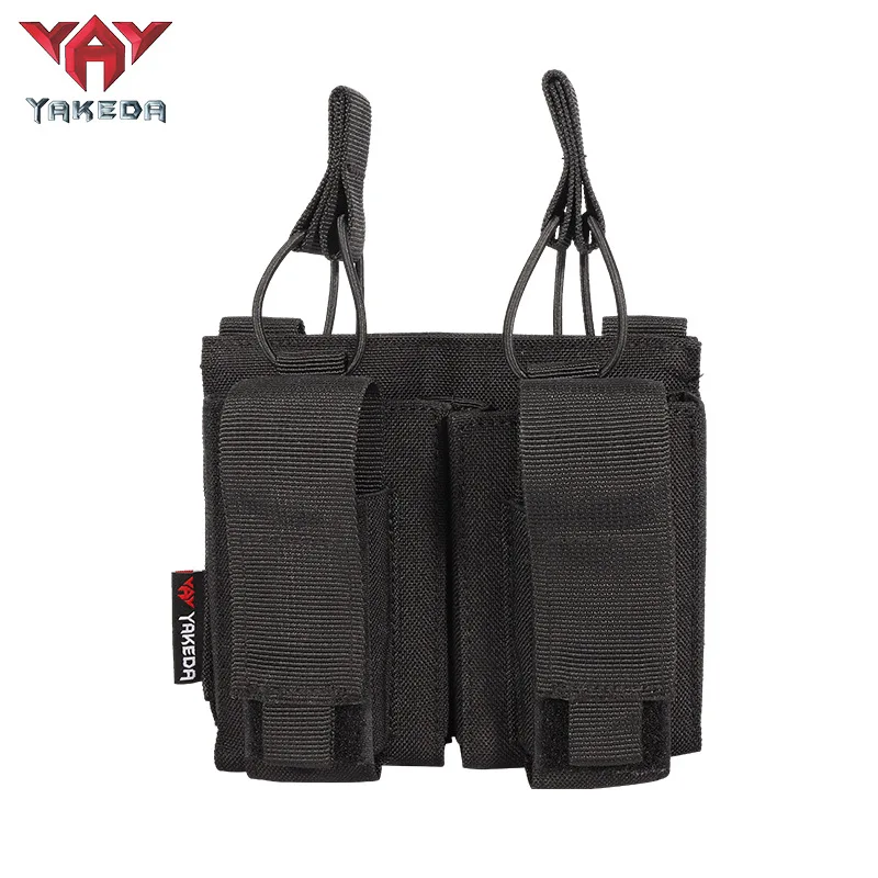 

YAKEDA Tactical Duplex Magazine Pouch Accessory Pouch Multifunctional Military Fan Belt Pouch molle