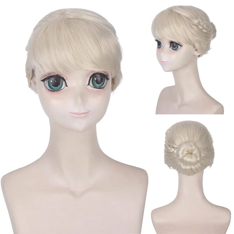 

Long Wavy Synthetic Wig Blonde Cosplay Costume Heat Resistant Hair for Party Daily Halloween Women