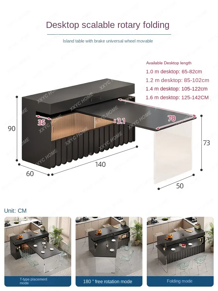 Table de Salle à Manger Suspendue, Ménage Haut de Gamme Intégré, Petit Appartement, Cuisine Française, Assiette en Pierre, Cuisine Moyenne