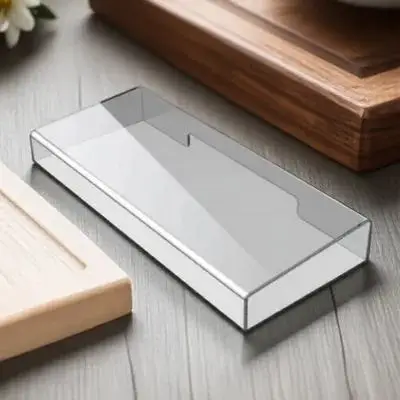 

Acrylic Transparent Keyboard Cover Waterproof Dust Guard for Desktop Computer Scratch Resistant Household Keyboard