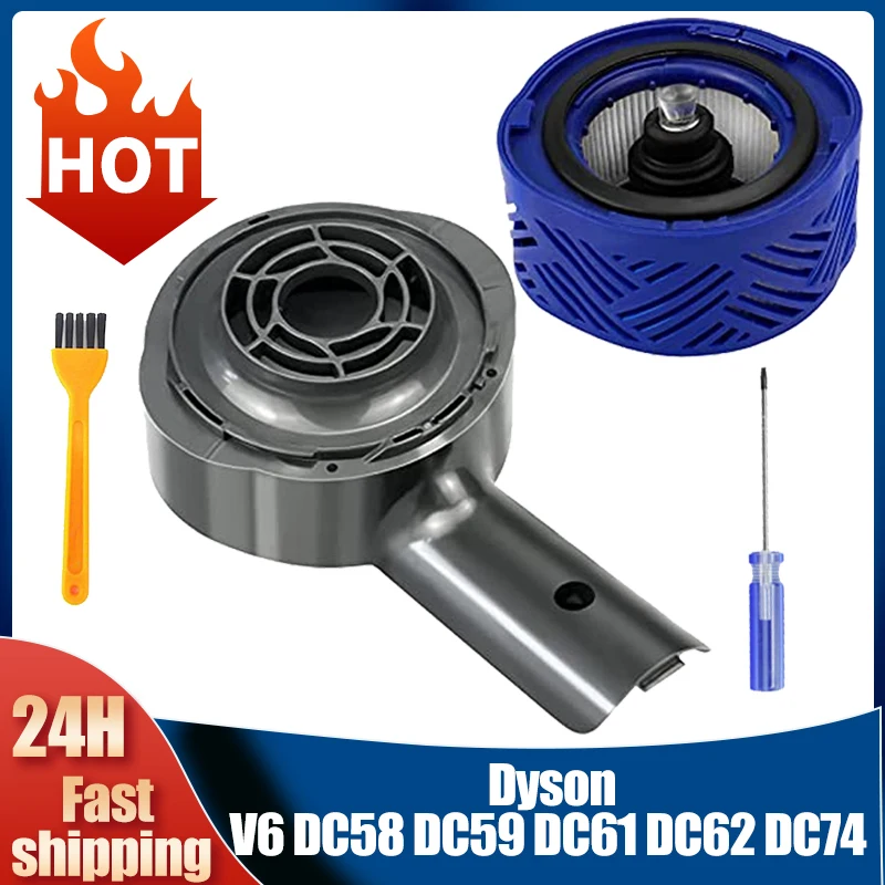 Motor Hinten Abdeckung Hinten Filter Kit Für Dyson V6 DC58 DC59 DC61 Staubsauger Ersatz Zubehör Hausgeräte