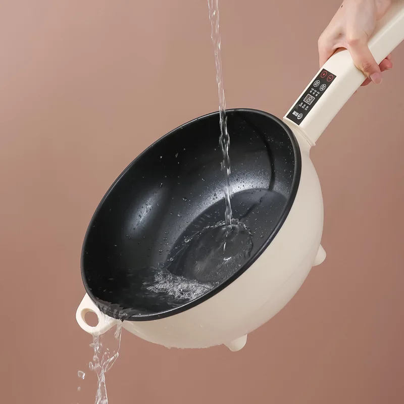 Factory Wholesale Price Multi Cooker Hotpot and Grill Electric Egg Boiler and Fry Pan Electric Cooking Pot With Glass Lid