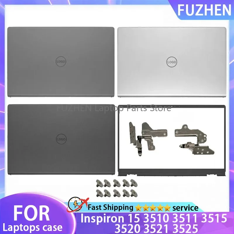 

New For Dell Inspiron 15 3510 3511 3515 3520 3521 3525 Laptop LCD Rear Cover Front Frame hinge