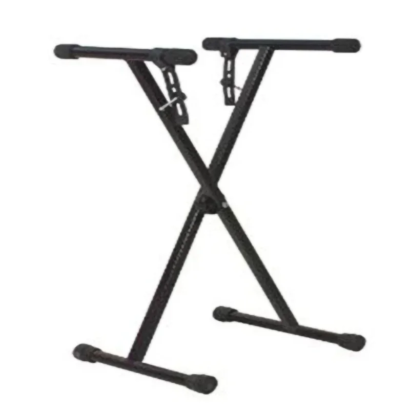 Soporte de órgano electrónico de doble tubo, instrumento Musical, soporte de órgano electrónico Universal, marco en X individual, marco en X de doble tubo