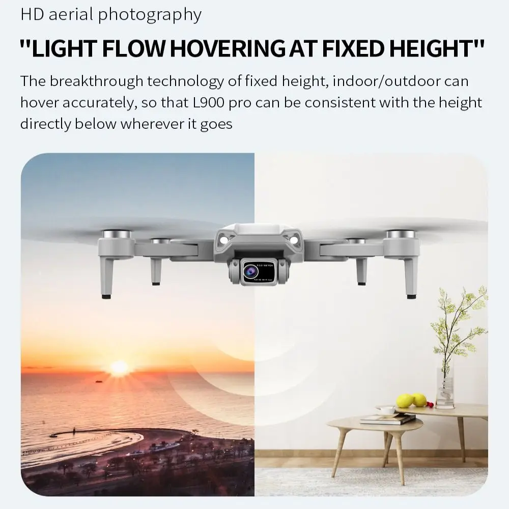 

4K Professional HD Dual Camera L900 Pro GPS 5G Wifi Photography Brushless with Storage Bag RC Distance 1.2KM Drones 3 Colors