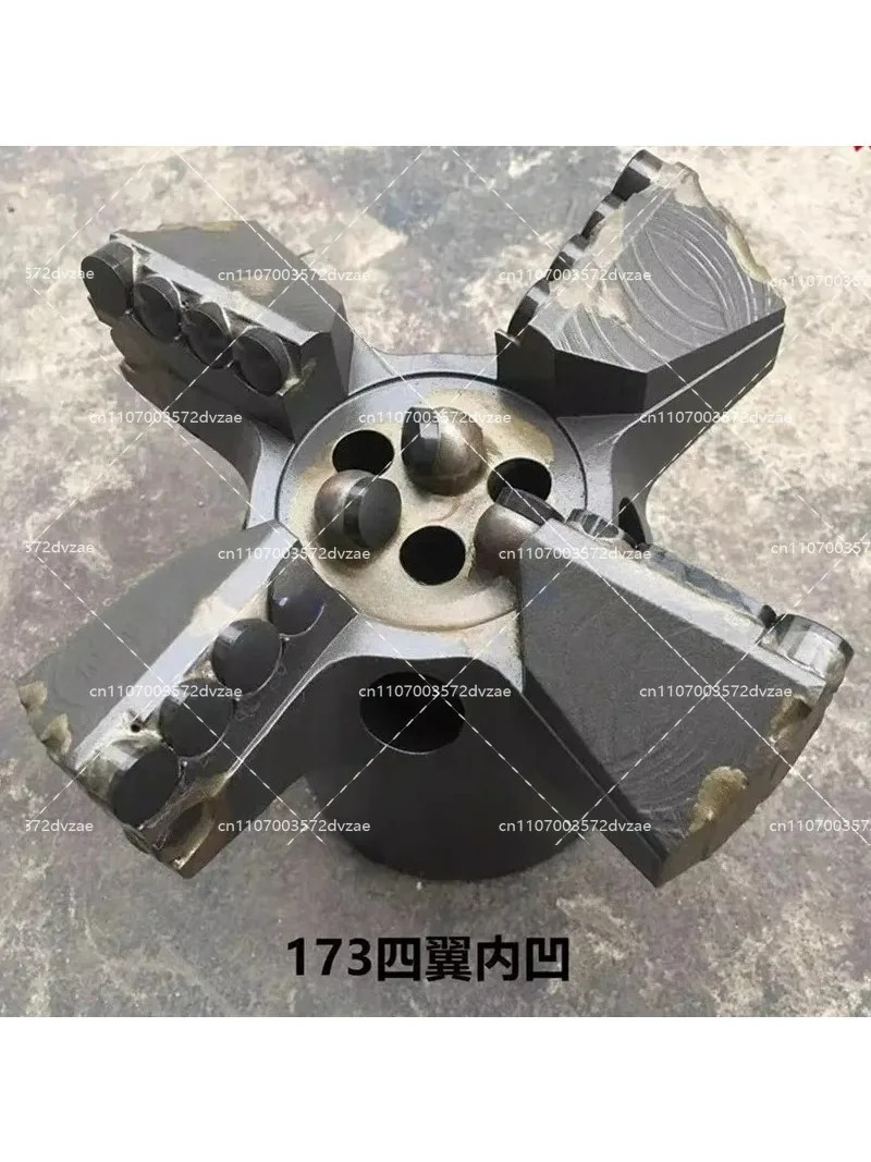 4 Wings Concave Diamond Drill Bit for Water Well Drilling Geological Prospecting