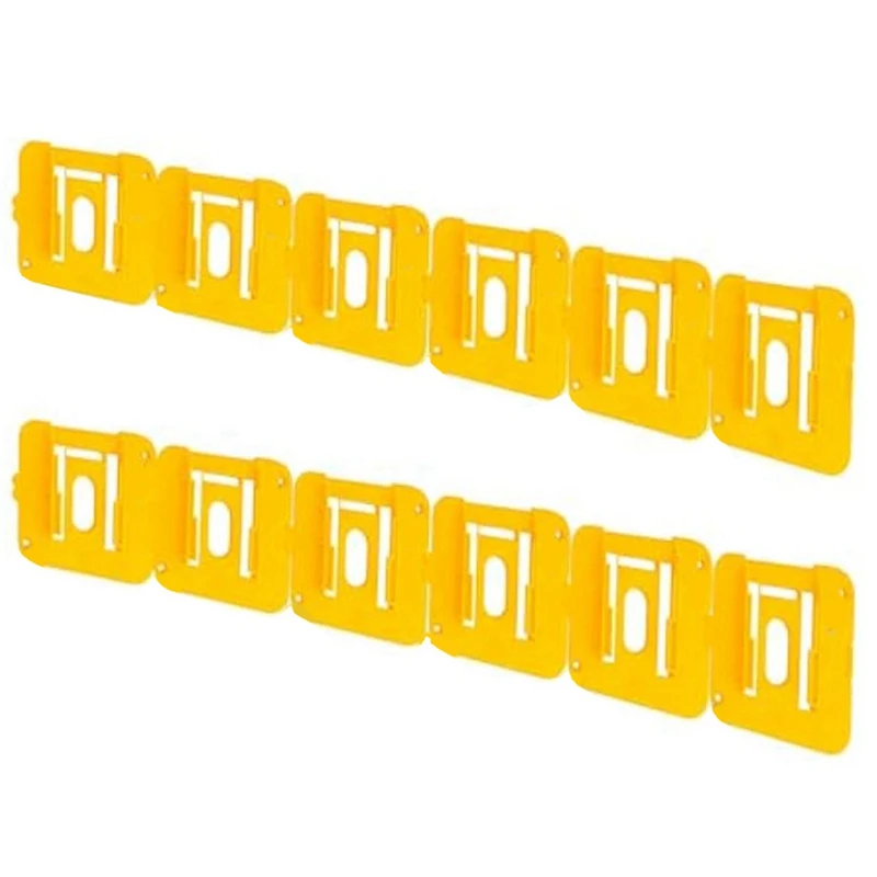 Новый держатель для аккумулятора Dewalt 20 в, 12 шт., держатель для аккумулятора, подходит для DCB200 DCB201 DCB202 DCB203 DCB204 W/24 винта