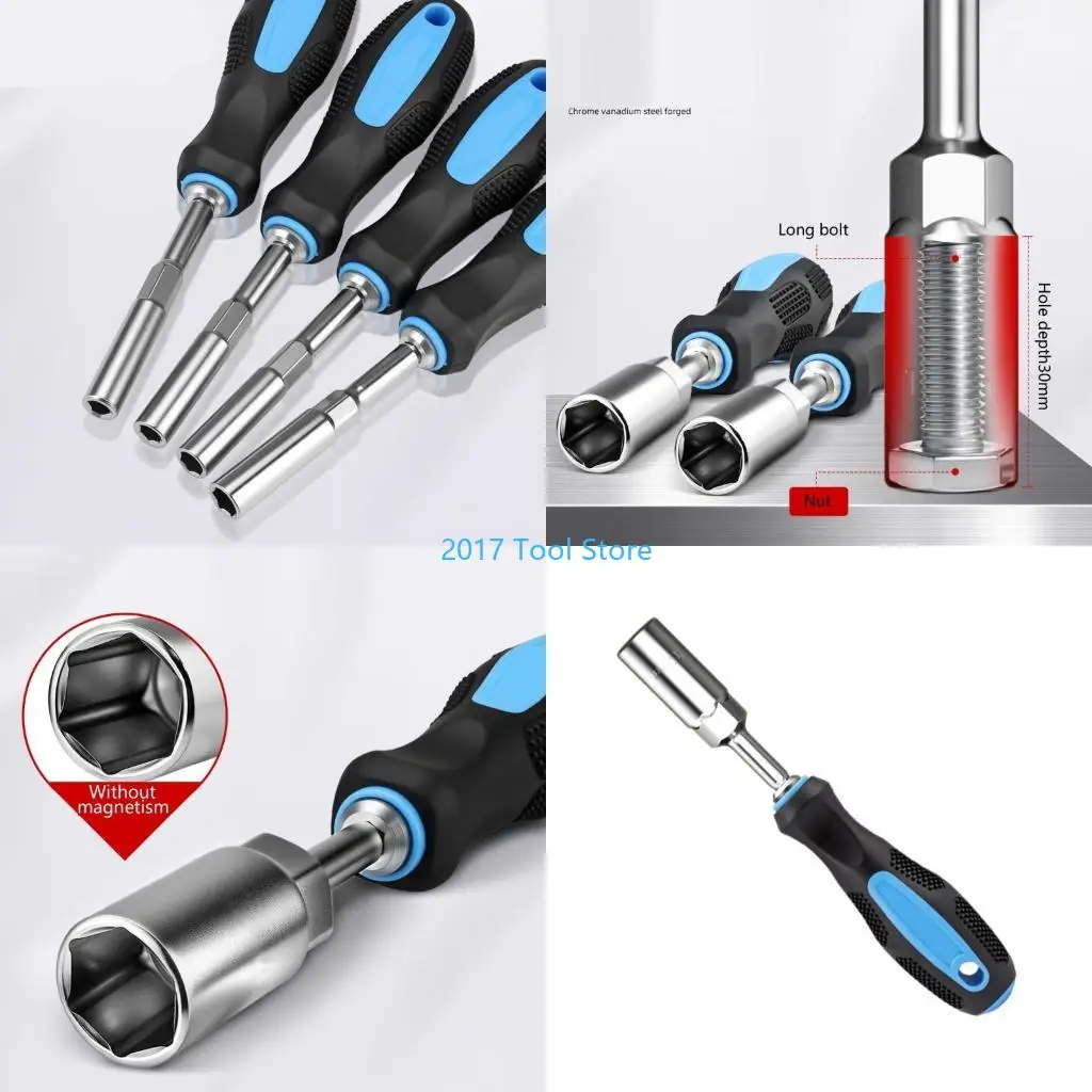 

K92A Multiple Size Spell Port Driver Set Chromiumoxide SPEED Mixture Steel Not Slip Handle