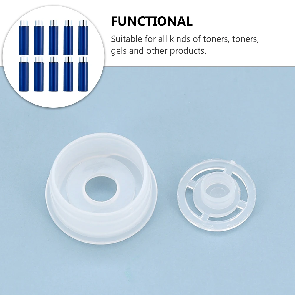 

Refillable Toner Empty Bottle Transparent Dispenser Portable Lotion Container Leakproof Travel Makeup Sub for Skincare