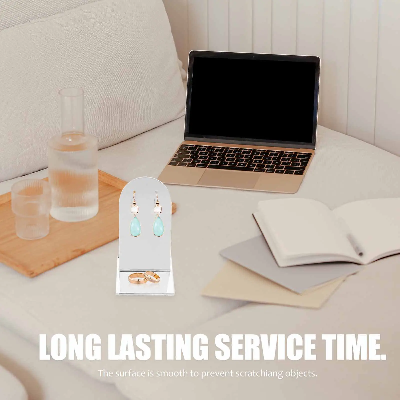 

1 шт. акриловая подставка для демонстрации украшений, зеркало для фотосъемки, реквизит для плоских и вертикальных фотографий, фон для фото, для серег-гвоздиков