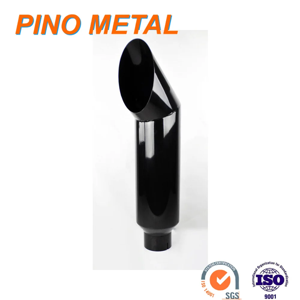 8 Inch Reduced To 5 Inch Chrome Or Stainless Steel Polished Exhaust Stacks For Peterbilt 378,379&389