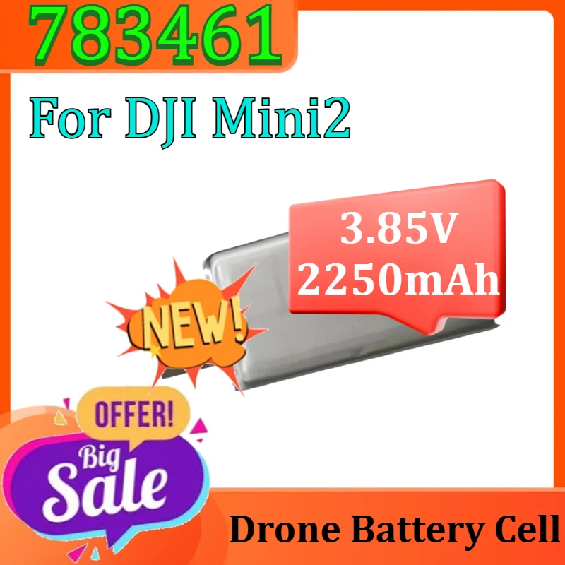 

783461 793562 For DJI Mini2 Drone Rechargeable Battery Cell 3.85V 2250mAh