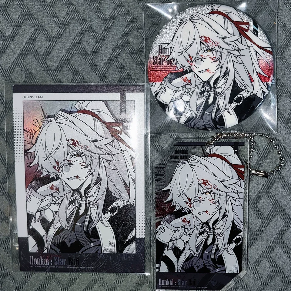 

Honkai: Star Rail Anime Instant Camera Card Acrylic Keychain Pendant Badge Figure Cute Model Cosplay Desktop Collection Gift