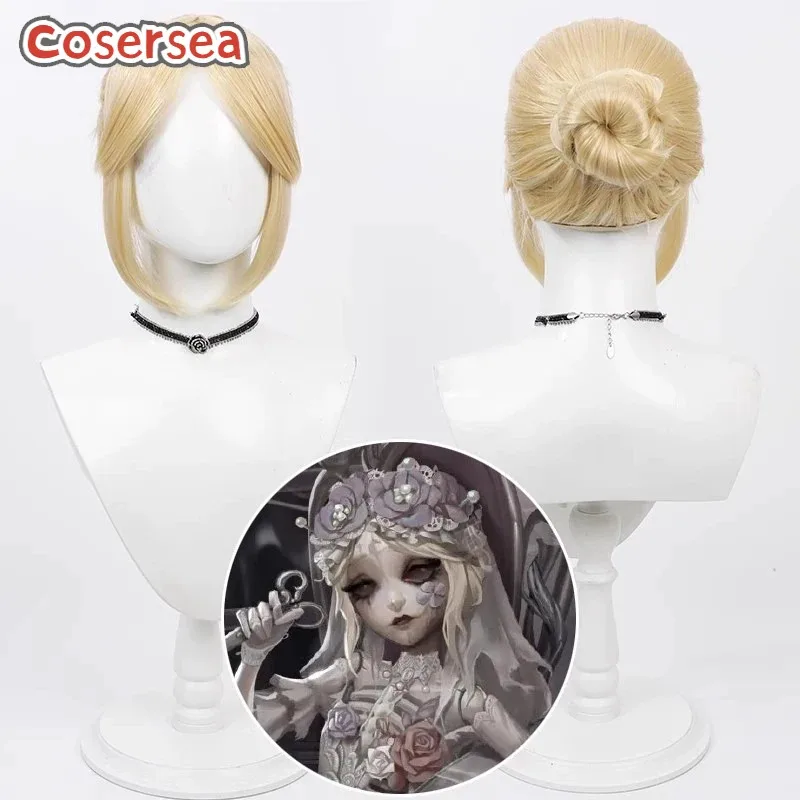 Cosersea Galatea Косплей Парики Identity V Hunter Galatea Хэллоуин Ролевые игры Женский длинный светлый парик Синтетические волосы Термостойкие Cosersea Galatea Косплей Парики Identity V Hunter Galatea Хэллоуин Ролевые игры Женский длинный светлый парик Синтетические волосы Термостойкие