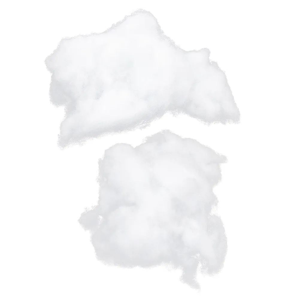 2 Bags Soft Resilient PP Cotton Batting Ideal for Pillow Stuffing Cushion Filling Craft Projects DIY Stuffed Animal Filling
