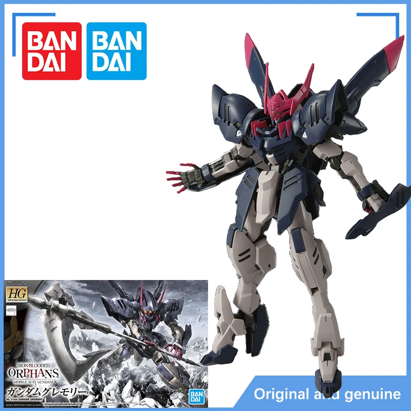 Original Bandai Gundam Figures HG IBO 1/144 Iron-blooded Orphans Mobile Suit Gundam Gremory Assembly Model Anime Collectible