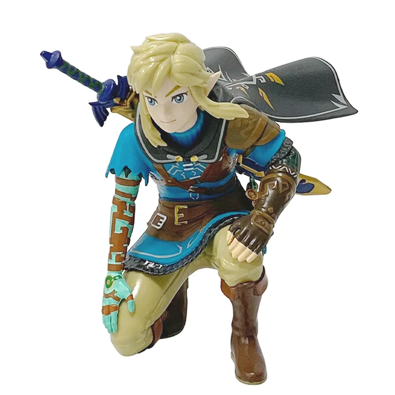 Leyenda de Zelda Kingdom Tears، روابط de Posicion en cuclillas، model de PVC fait a mano، periérico de juego، model fait a