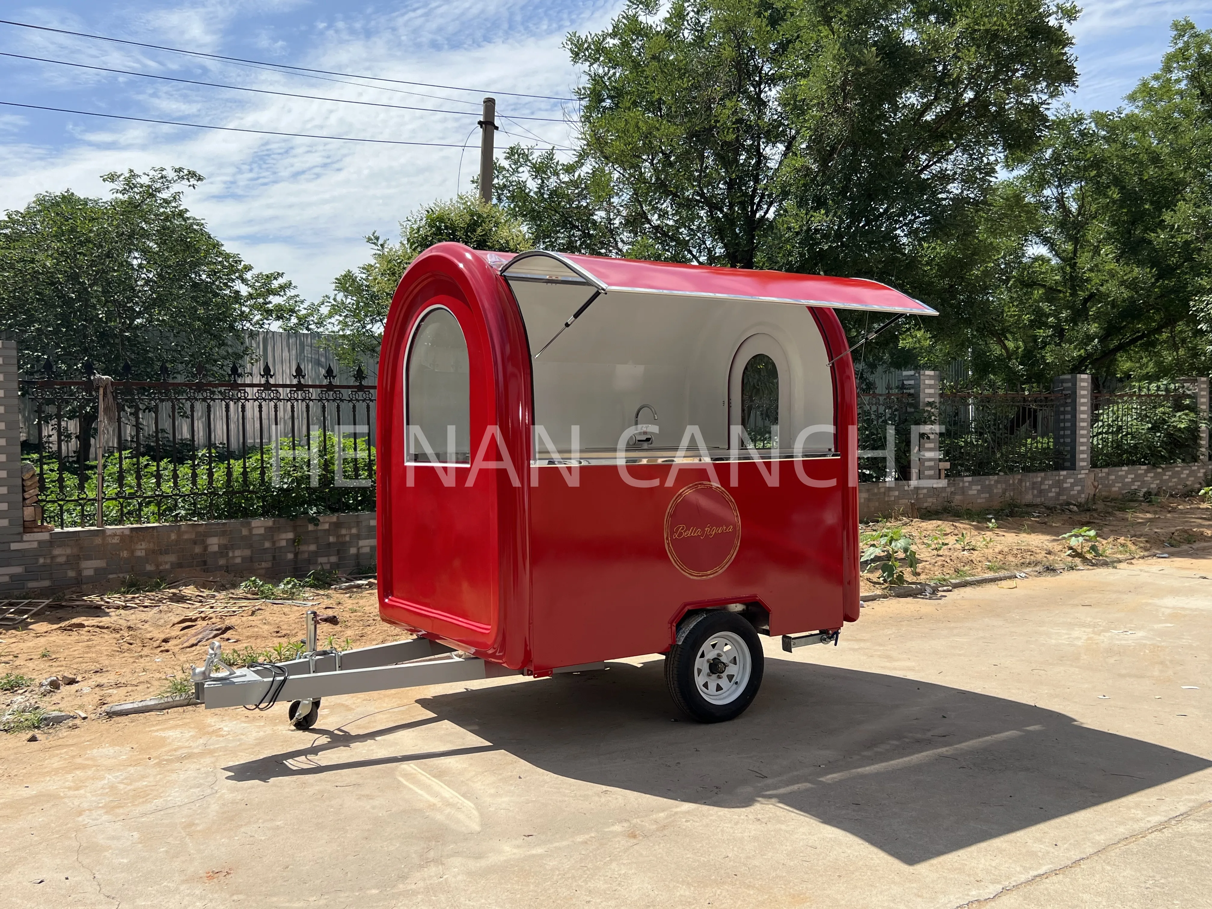 Mini donut cart /portable food stand / portable mini food trailer truck with donut