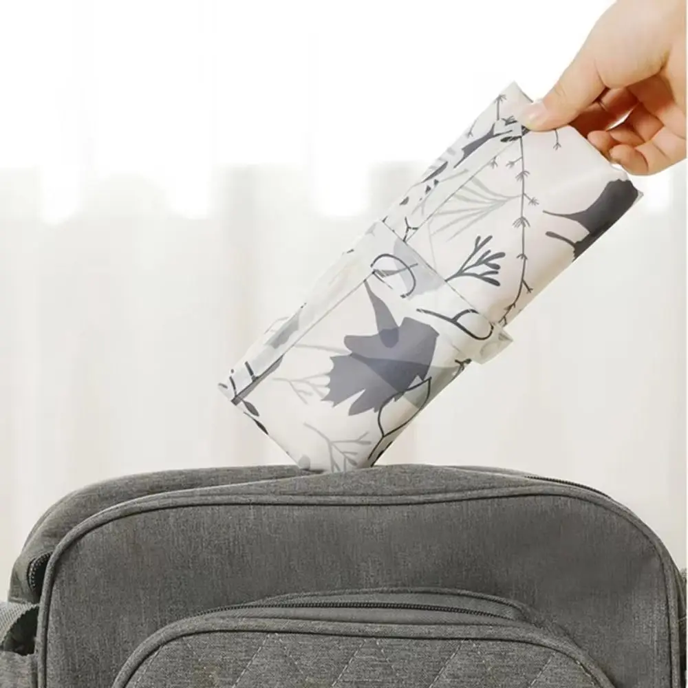 لينة طوي الطفل سجادة لتغيير الحفاض مقاوم للماء التغيير السريع الوليد حفاضات مبدل خفيفة الوزن المحمولة حفاضات الطفل ورقة الرضع #2