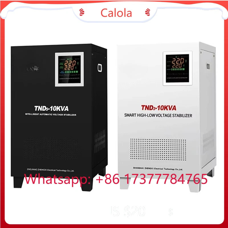Copper Servo Motor High Precision Voltage Regulator Stabilizer 220V Single Phase AC Automatic