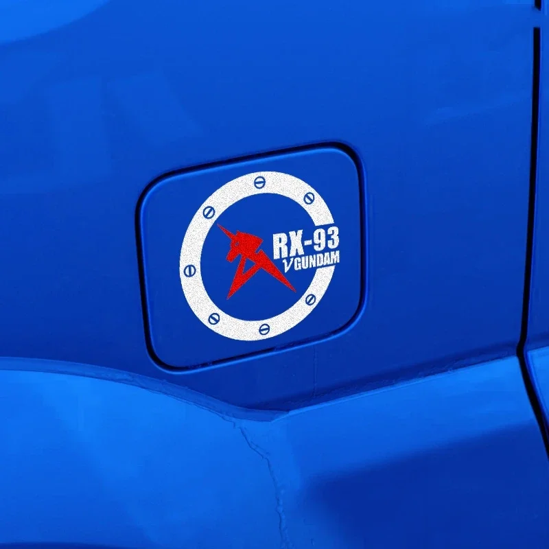 ملصق سيارة شارات نافذة السيارات الذيل الشارات ل الكلاسيكية الكرتون أنيمي روبوت البدلة المتنقلة RX-93 الحصان #6
