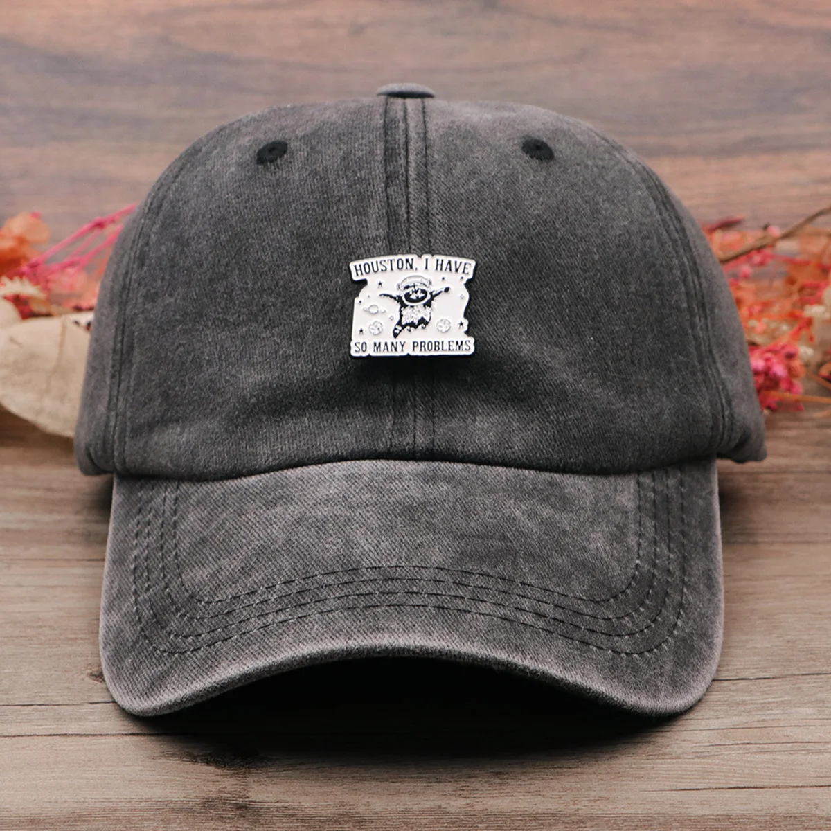 Cute Animal Quotes Vintage Classic Baseball Caps Casual Style for Men Women Sun Protection Hats Outdoor Sports Cap