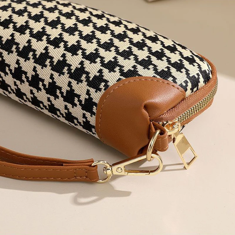 Long Wallet for Women Fashion Plaid Pattern Purse Large Capacity Portable Phone Bag Female Credit Card Holder Cash Coin Wallet