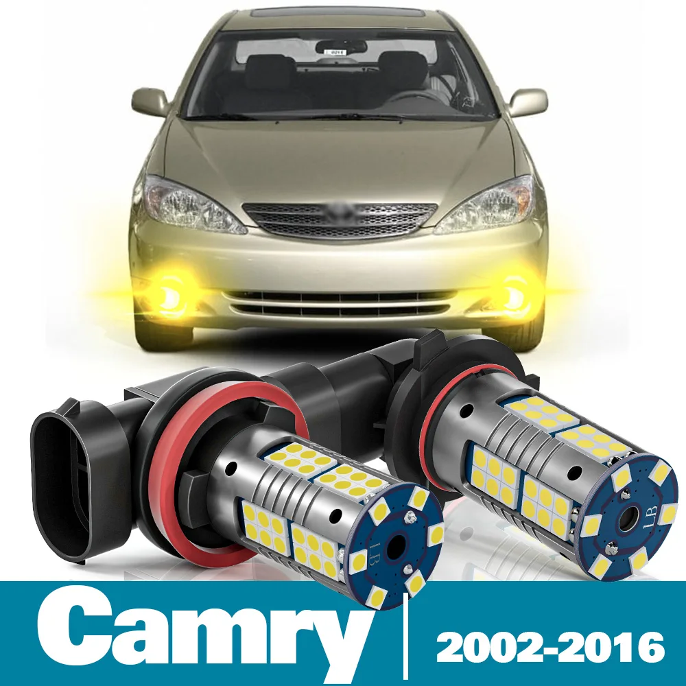 

2pcs LED Fog Light For Toyota Camry Accessories 2002 2003 2004 2005 2006 2007 2008 2009 2010 2011 2012 2013 2014 2015 2016