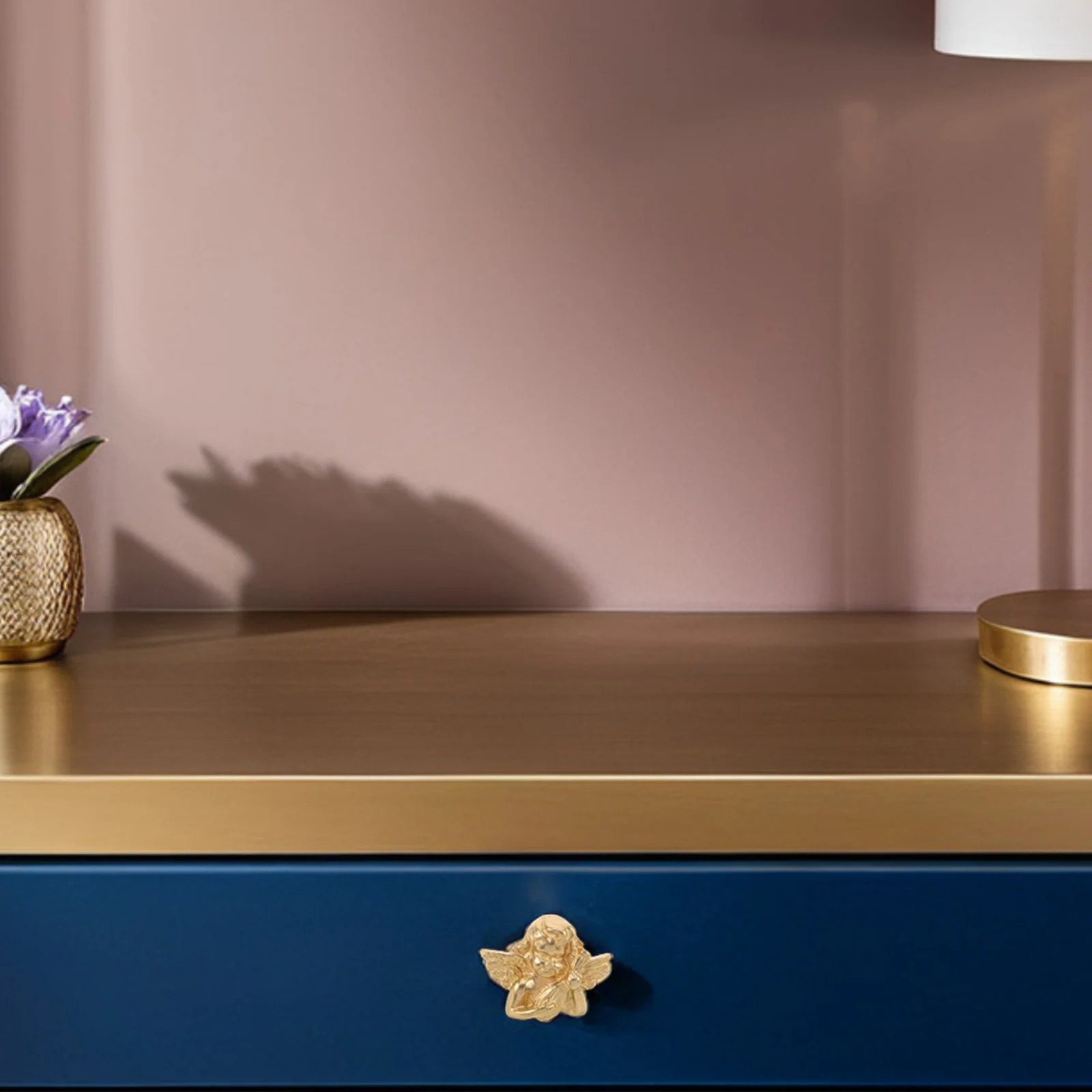 

Vintage Brass Metal Angel Drawer Pull Kitchen Cabinet Hardware Cabinet Door Handles Dresser Knobs Wardrobe Pulls