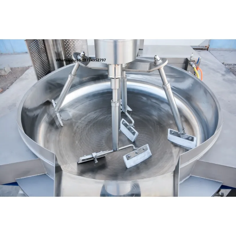 Automatic Multi Head Stirring Cooker with Temperature Control Even Heating Wok for Commercial Kitchen