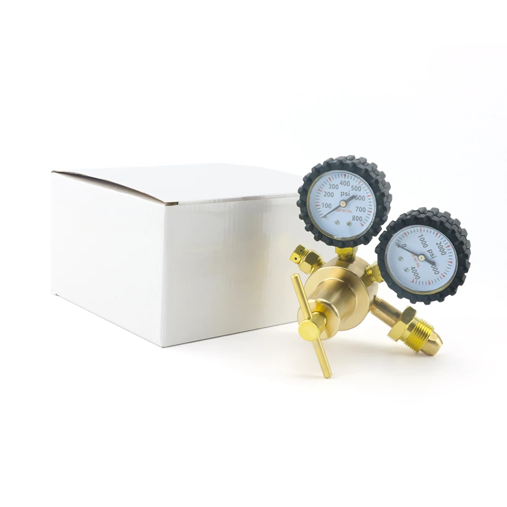 

Easy-to-install Durable Brass Nitrogen Regulator High Pressure Regulator For Soldering