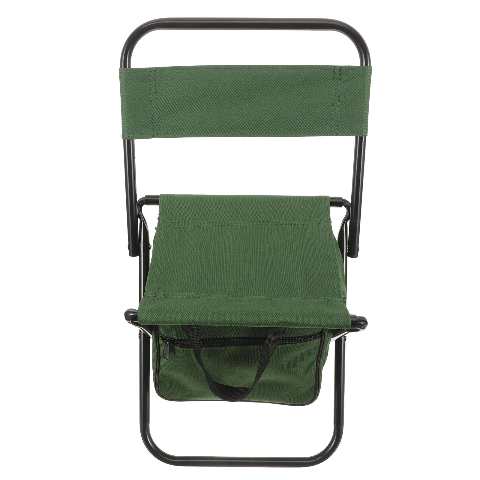 

Outdoor Folding Chair Storage Bag Stool Backrest Green Camp Table Small Camping Foldable Chairs