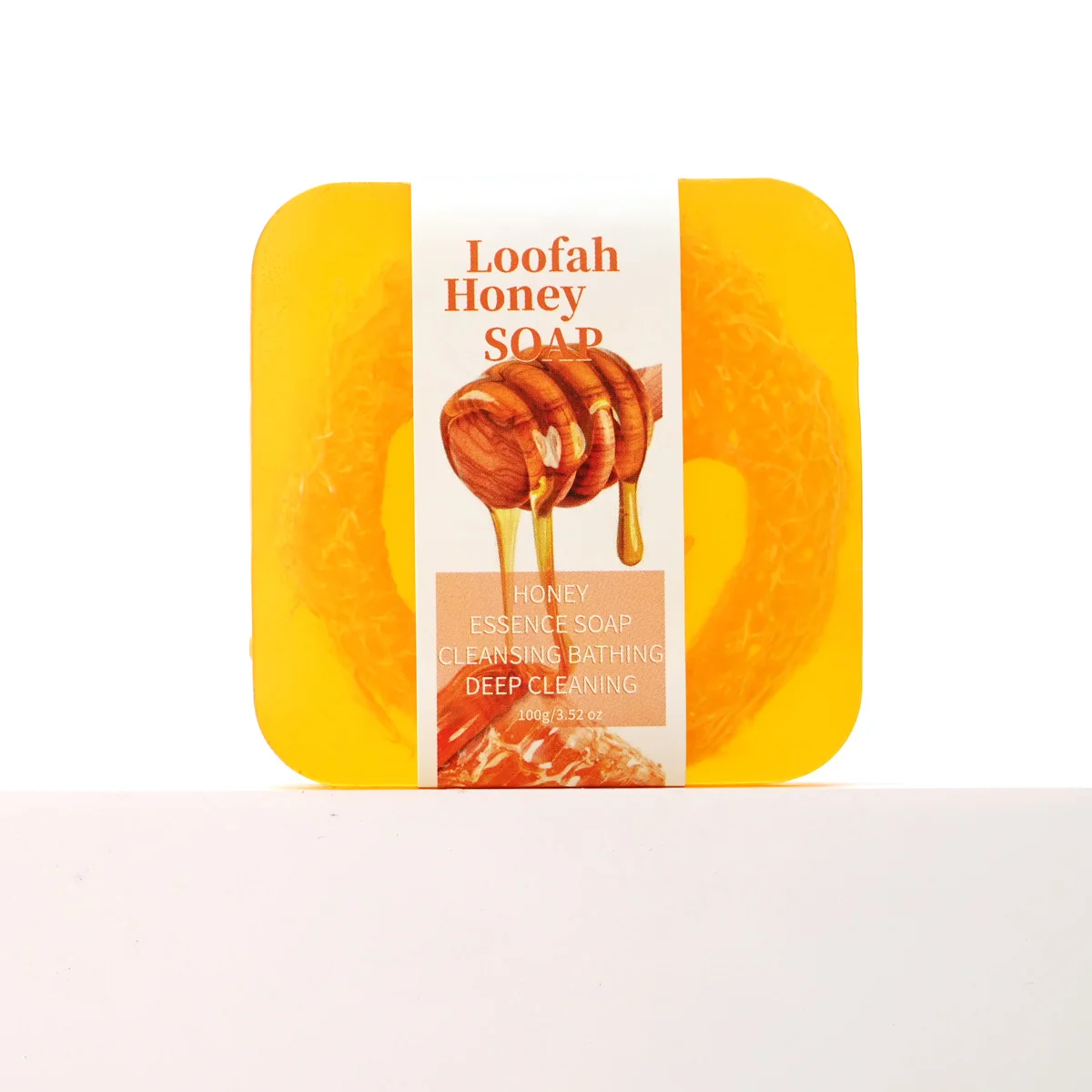 S+100g 허니 수세미 비누 수제 비누 엑스 폴리 에이 팅 목욕 스폰지 비누 스킨 라이트닝 수세미 꿀 비누