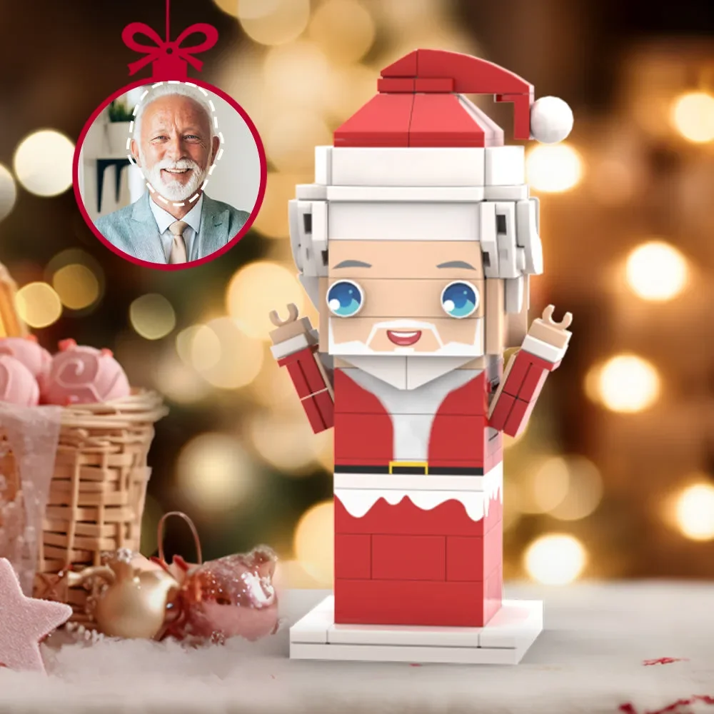 

My Custom Brickfigures Small Particle Handmade One Person Custom Ornament Ideal Christmas Gift for Giving Granules Photo Blocks