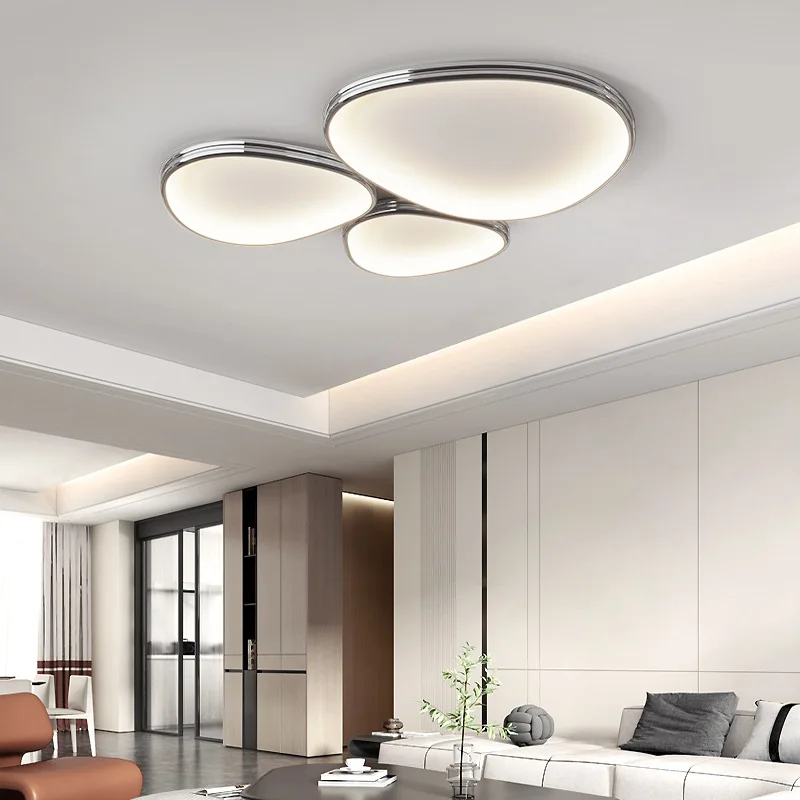 Modern Ultra Bright Cobblestone Shape Ceiling Lamps Living Room Decor Light Fixture Bedroom Led Illumination Balcony Lighting CE